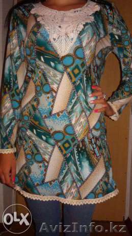 Женская зеленая туника - Изображение #1, Объявление #1508032