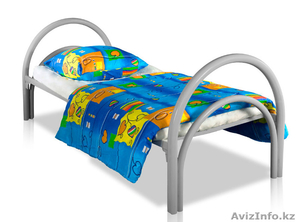 Кровати металлические двухъярусные, одноярусные, кровати для рабочих, оптом - Изображение #3, Объявление #1416505