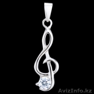 Серьги(скрипичный ключ) стерлинговое серебро 925 проба - Изображение #1, Объявление #1498936