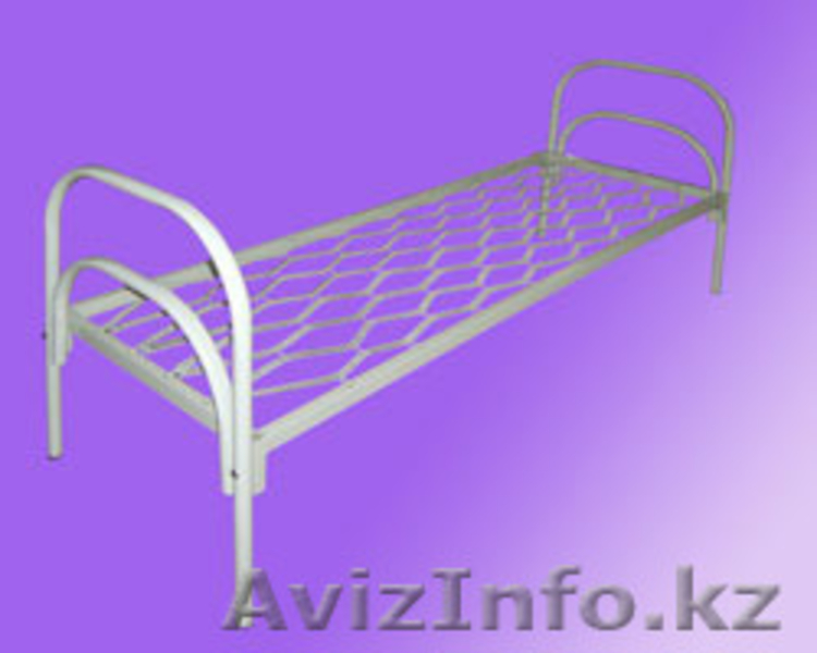 Кровати металлические двухъярусные, одноярусные, кровати для рабочих, оптом - Изображение #7, Объявление #1416505